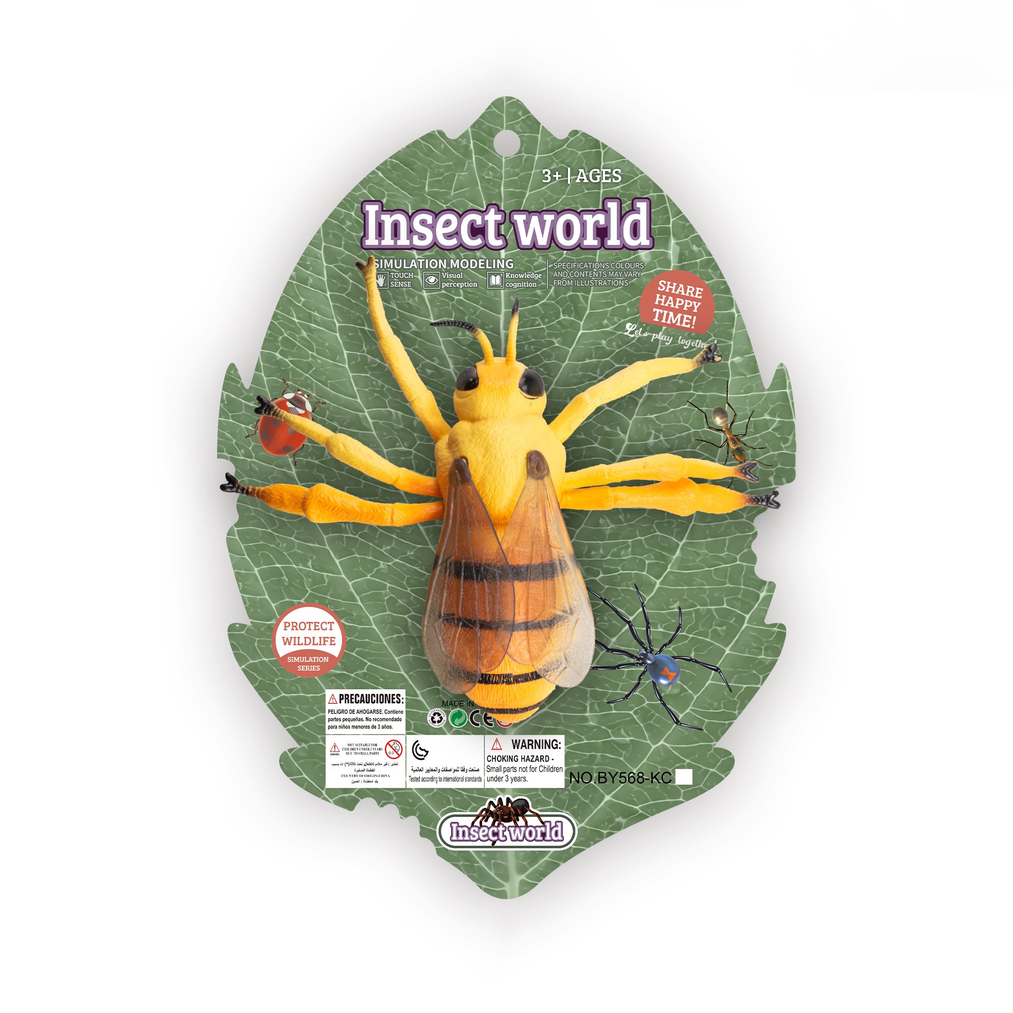 Insect World 10 Inch Simulation Mini Natural Animal Plastic Insect Toy 3d Insect Stag Beetle Model