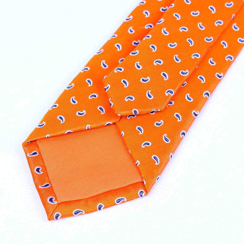 Wholesale High Quality Amazon Custom Branded Cotton V Silk Neck Tie With Customized Logo