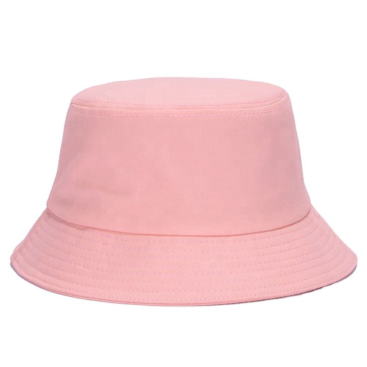 Promotional Personal Brand Embroidery Logo Travel Bucket Hats Blanks Satin Lined Bucket Hat