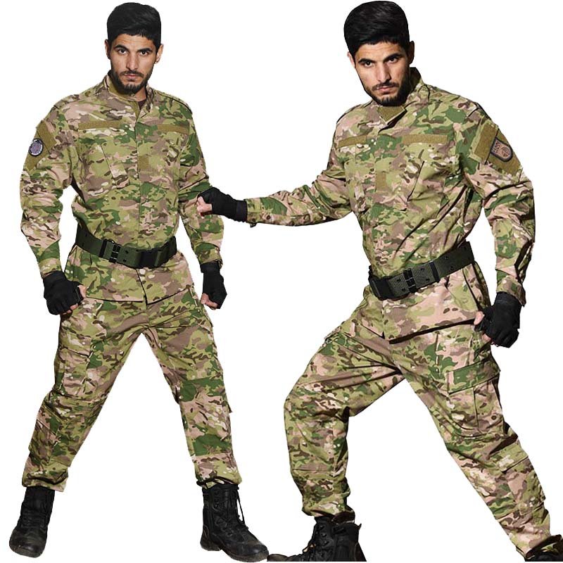 OEM Factory ACU BDU American Trekking Tour Rip Stop Polyester Cotton CS Games Suit Camouflage Tour Out Suits Tactical Uniform