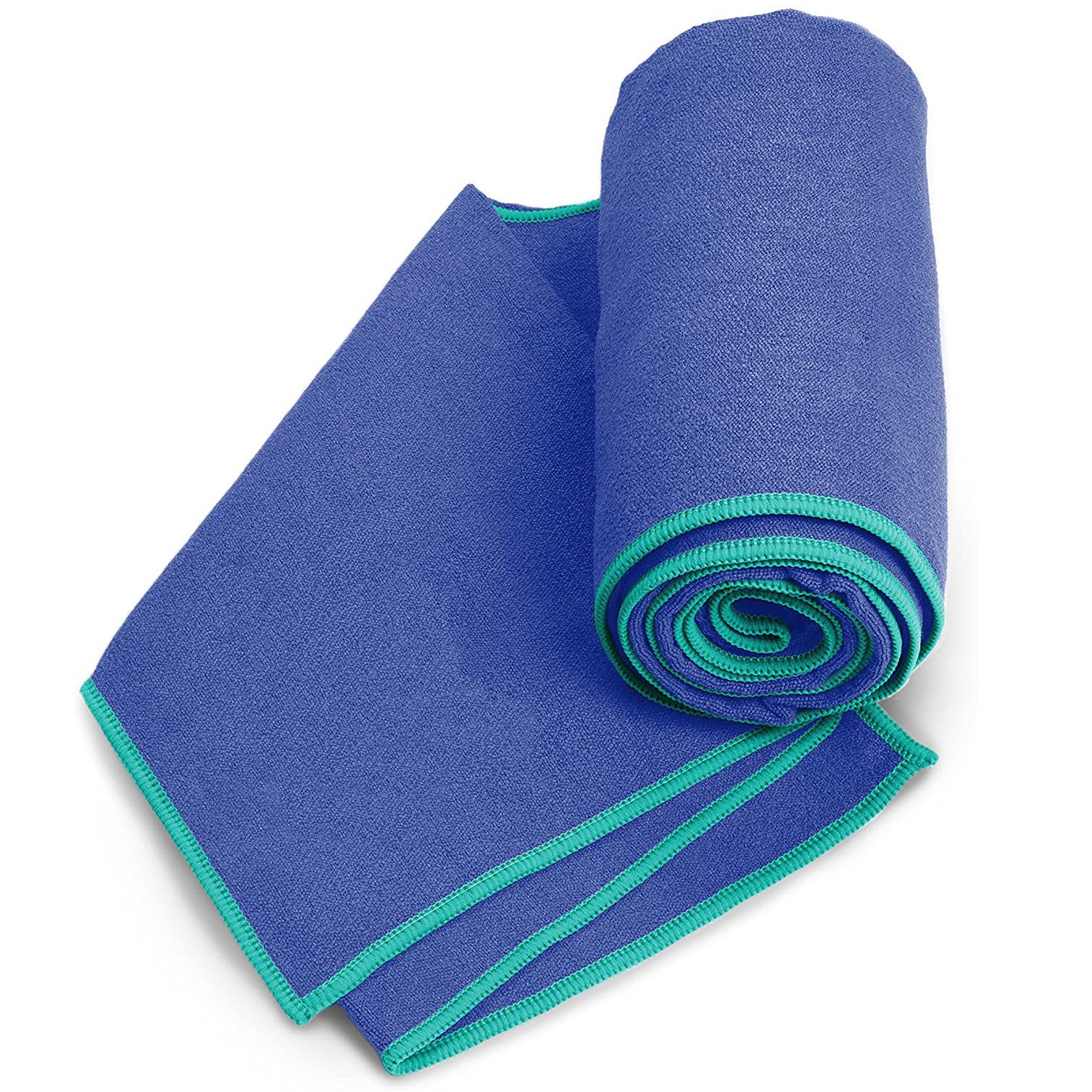 Eco friendly recycled yoga towel custom printed tie dye microfiber anti slip yoga towel non slip yoga mat towel with silicon