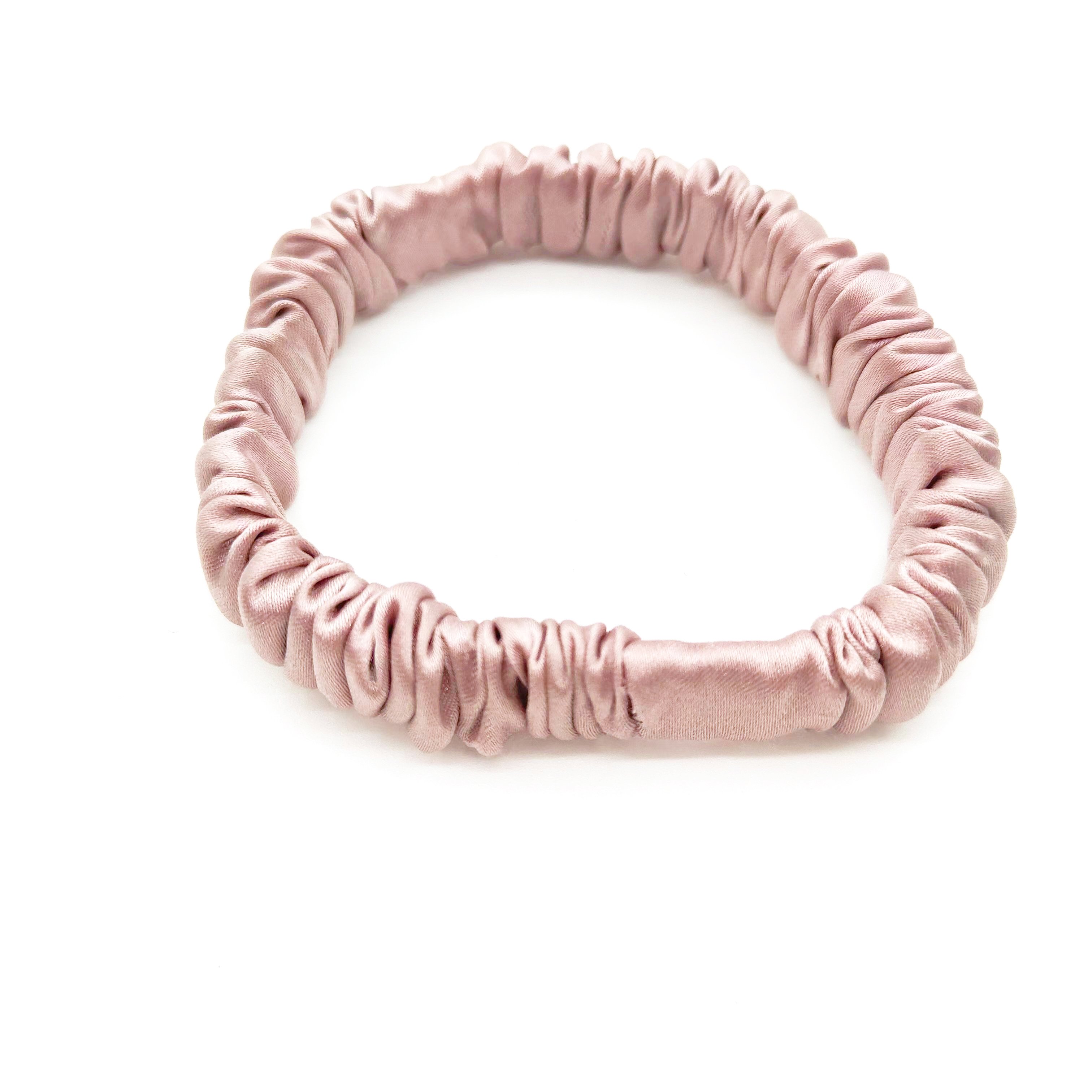 Wholesale Custom 6A Silk Scrunchie Elastic Hair Band Decorations with Customizable Private Logo Women Accessory