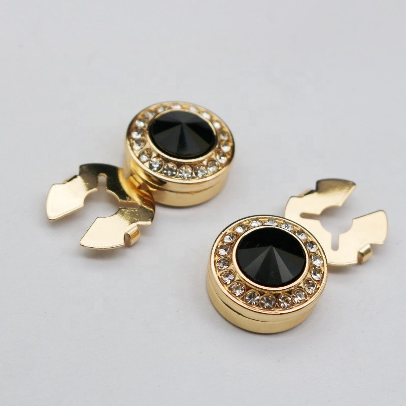 2024 New boyi fashion personalized box cover cufflinks gold fashion cufflinks metal material copper cufflinks