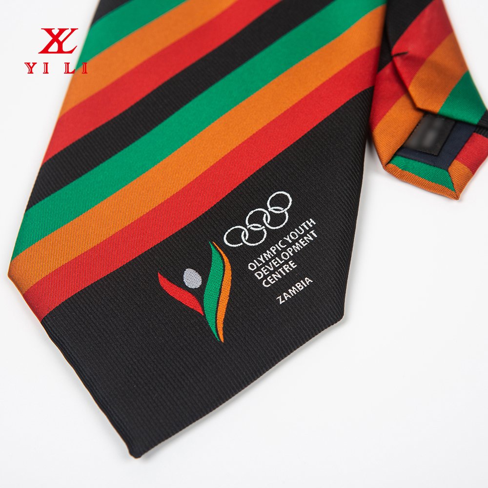 YiLi Jacquard Woven Handsome Ties Men Custom Logo Necktie