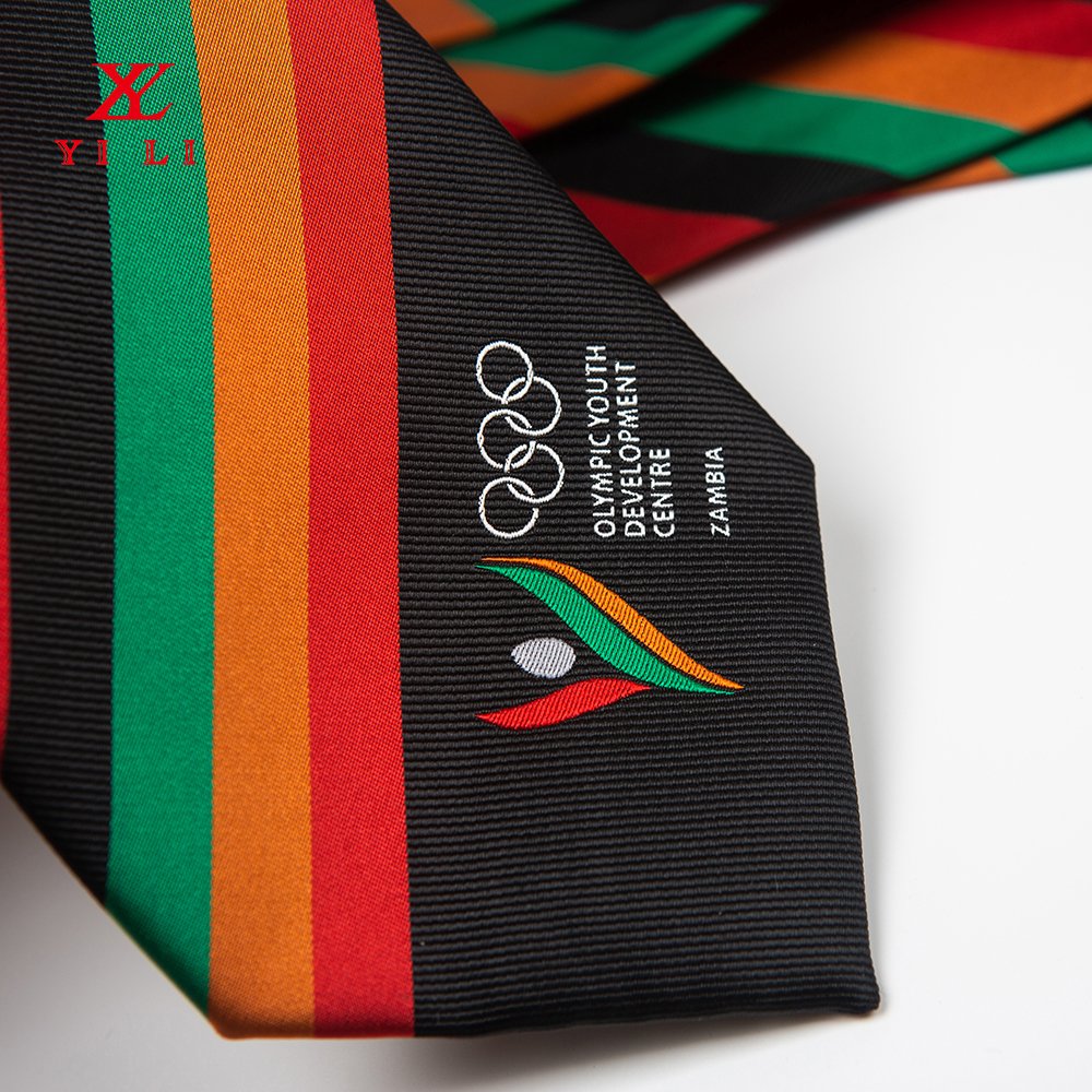 YiLi Jacquard Woven Handsome Ties Men Custom Logo Necktie