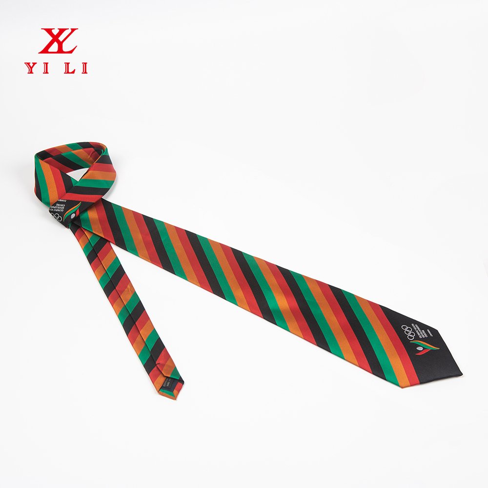 YiLi Jacquard Woven Handsome Ties Men Custom Logo Necktie