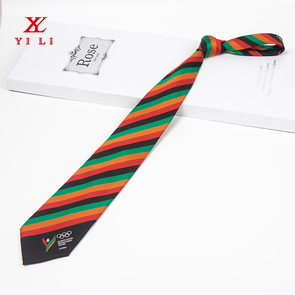 YiLi Jacquard Woven Handsome Ties Men Custom Logo Necktie
