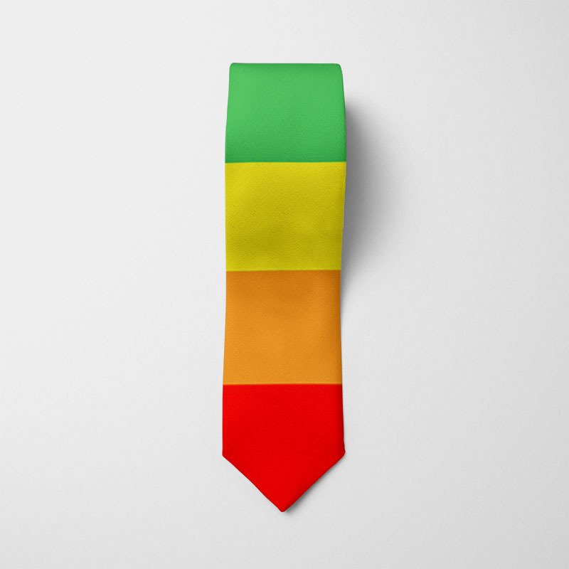 Wholesale 8cm Men Fashion Colorful Tie Rainbow Stripe Festival 3D Printed Tie Gay Pride Month Day Parade Necktie Men's Suit Tie
