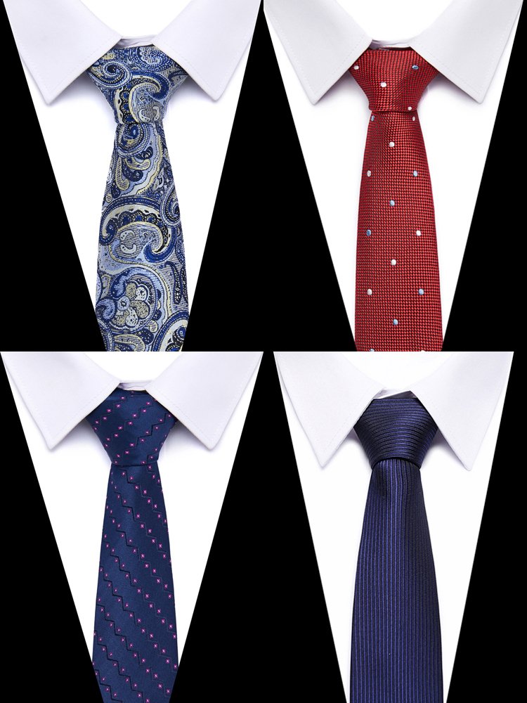 Brand 100% New Men's Tie 7.5cm Blue Necktie Green & Orange Silk Gravatas For Men Paisley Floral Fit Wedding Workplace Slim