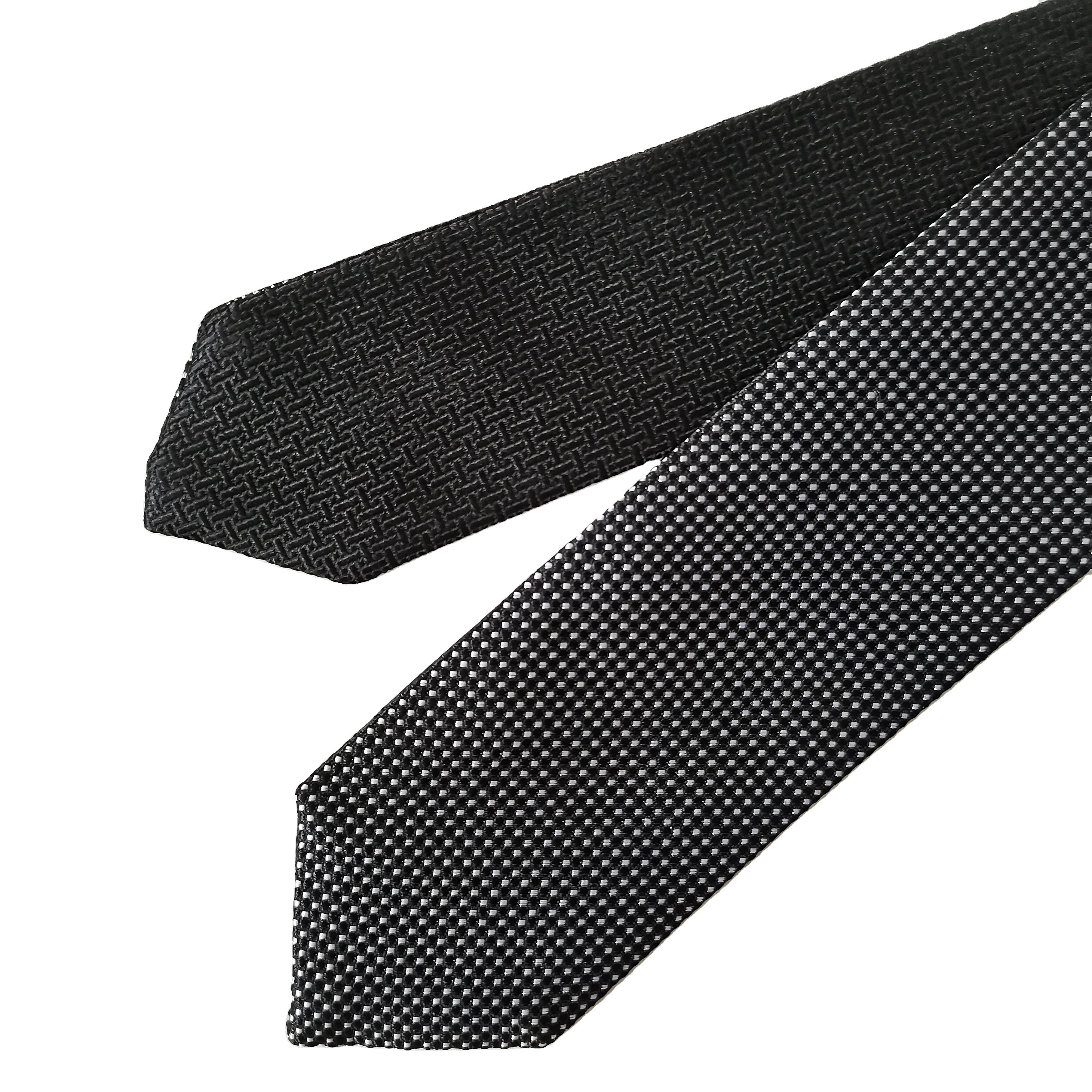100% Pure Silk Weave Woven Jacquard Double Side Different Design Wedding Party Necktie Customization For Men Classic Ties