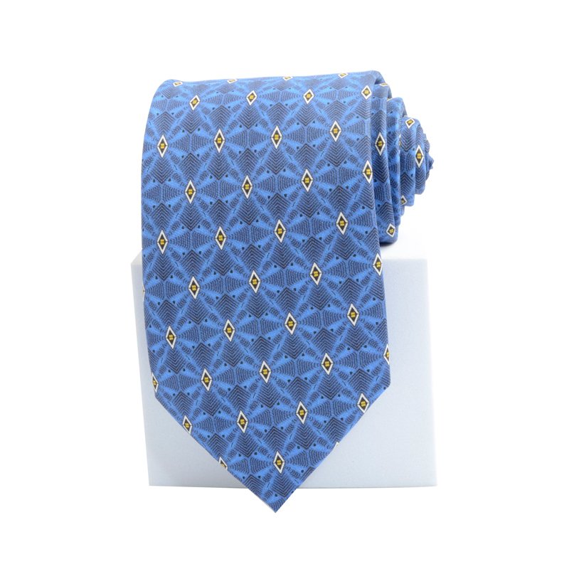 Hamocigia Handmade 100% Silk Screen Printing Tie Man Silk Tie