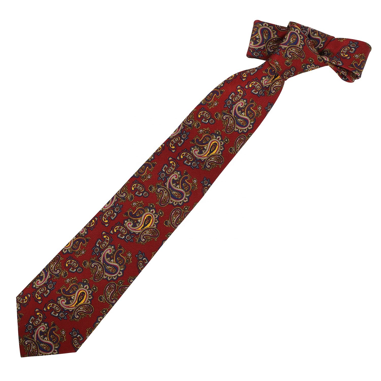 Customized Personalized Silk Tie with Jacquard Embroidery Silk Printed Casual Tie for Necktie Gift