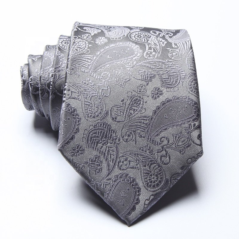 fashion design recycled polyester woven jacquard red blue floral striped paisley dot business handmade necktie ties men eco-tie