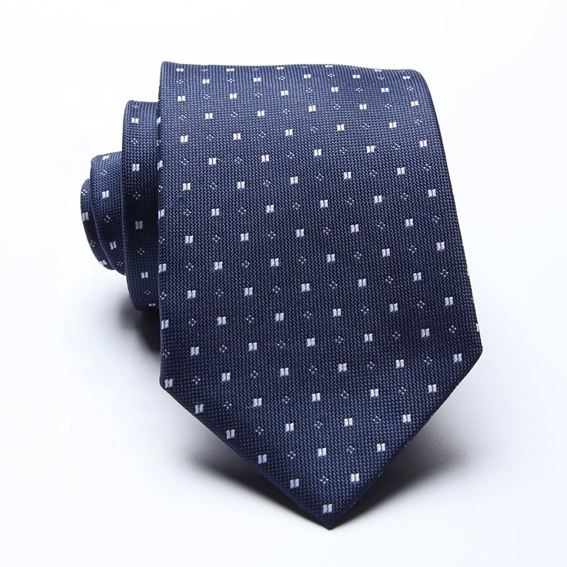 fashion design recycled polyester woven jacquard red blue floral striped paisley dot business handmade necktie ties men eco-tie