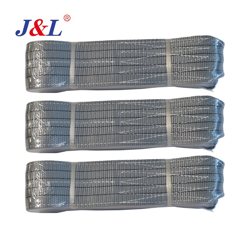 JULI Polyester Eye Type Webbing Sling Safety Factor 7:1 Transport Strap Cargo Lashing Belt for Tightening Loading Safti Belt