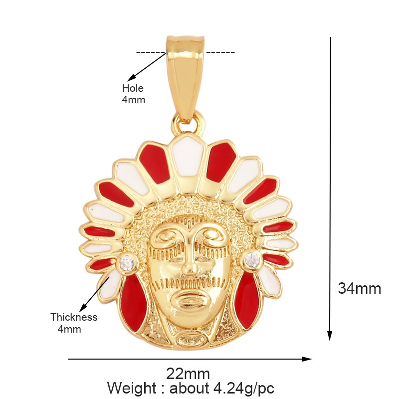 Statue of Liberty Angle Eagle Money Coin Charm Pendant,18K Gold Plated Colour,Necklace Bracelet for Handmade Jewelry Supply L27