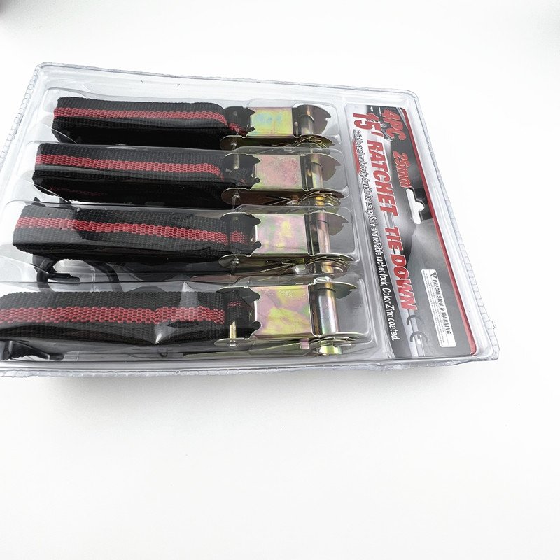 4PC 15Inch Retractable Emergency Heavy Duty Belt Motorcycle Straps Ratchet Tie Down