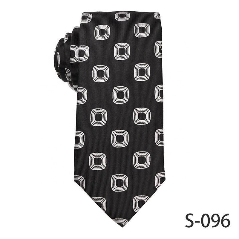 Wholesale Cheap Polyester Men's Luxury Ties Custom High Quality Business Black Ties For Men From Tie Manufacturers