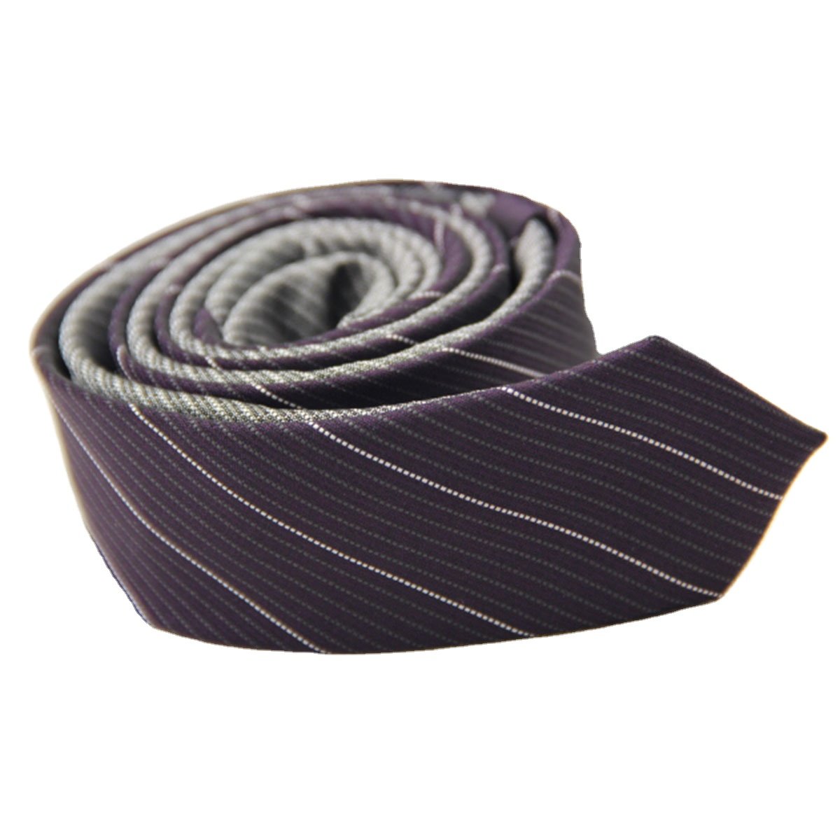 New Polyester 5cm 2 inches Slim Polyester Grid Stripes Neck Ties for Men Wedding Gift Custom Flower Box Fashion Men Tie