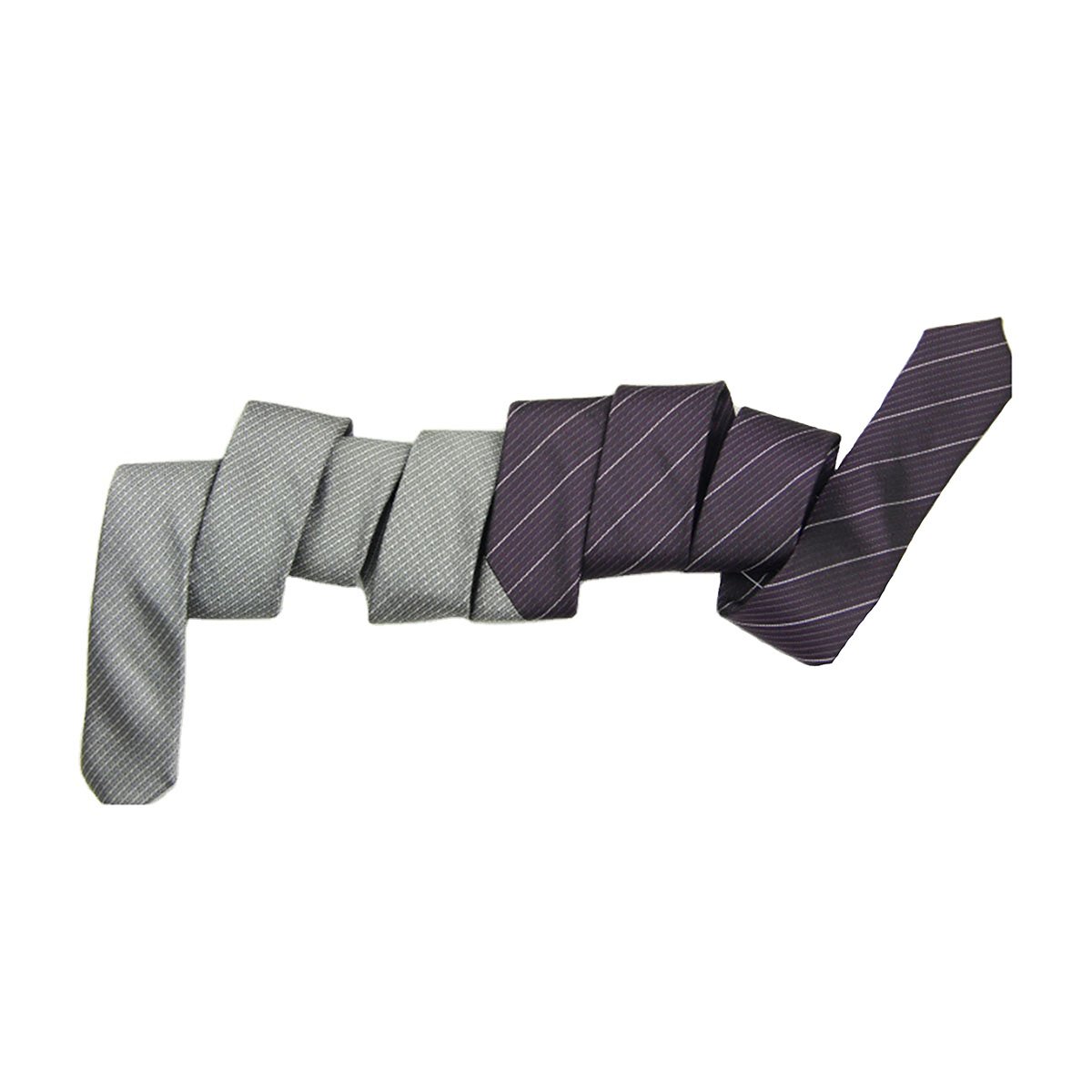 New Polyester 5cm 2 inches Slim Polyester Grid Stripes Neck Ties for Men Wedding Gift Custom Flower Box Fashion Men Tie