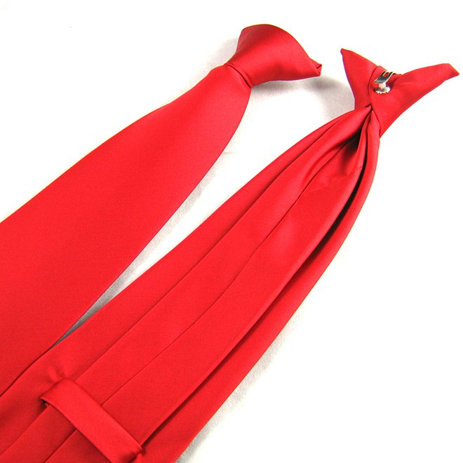TOP unique Customized uniform Security neckties clip on tie