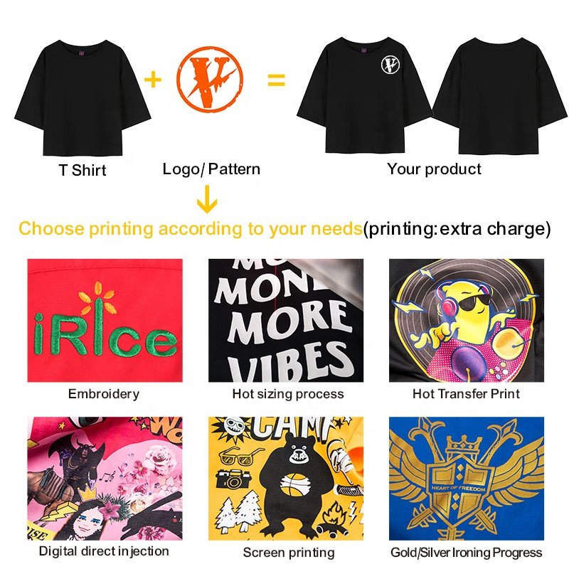 2024 Printed Logo Woman Round Neck T shirt 100 Cotton For Women Casual Tops T-shirt Sexy Crop