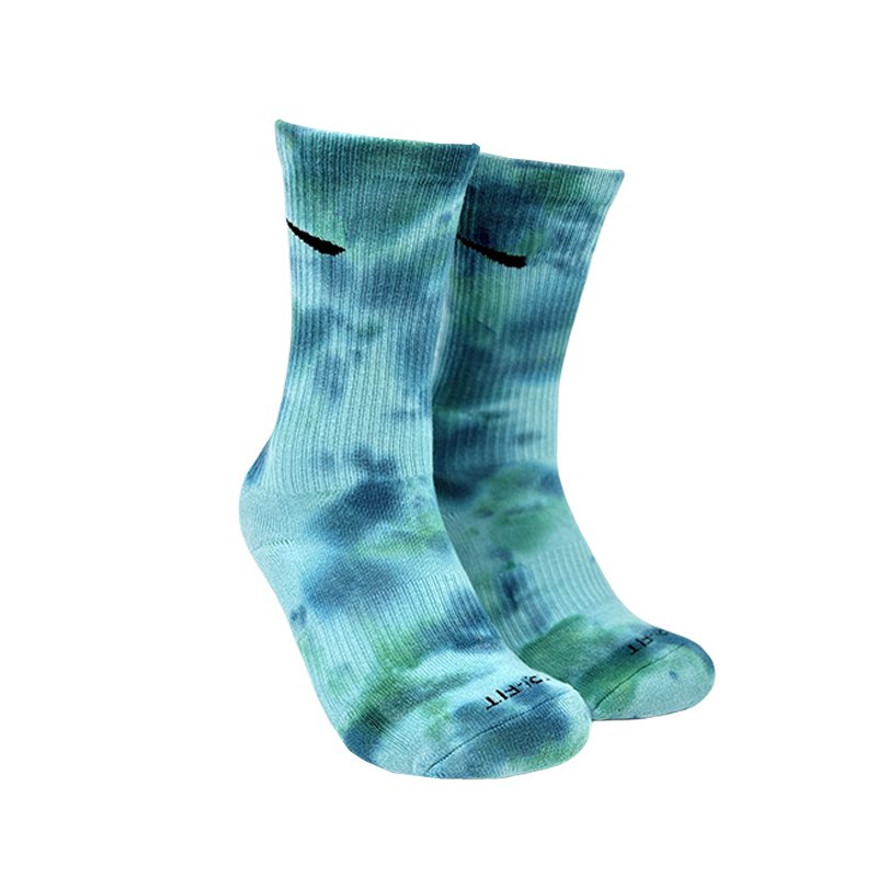 High Quality Novelty Fashion Colorful Cool Skateboard Unisex Tie Dye Crew Socks Comfortable Breathable Mid Tube Cotton Socks