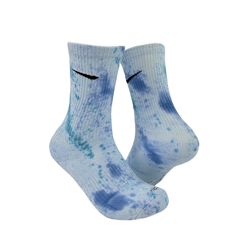 High Quality Novelty Fashion Colorful Cool Skateboard Unisex Tie Dye Crew Socks Comfortable Breathable Mid Tube Cotton Socks