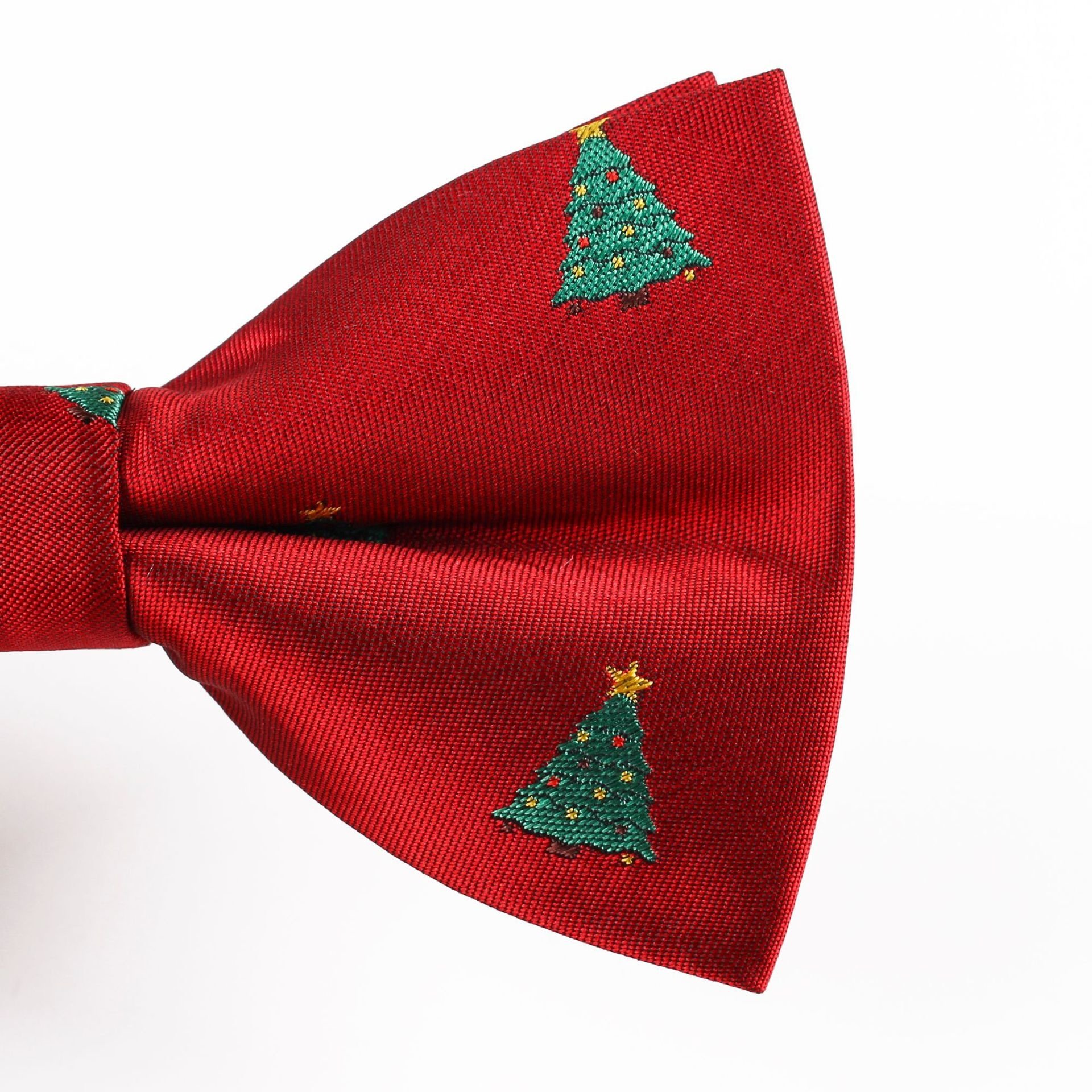The professional and leading manufacturer low MOQ mens xmas bowtie jacquard microfiber michristmas bow tie