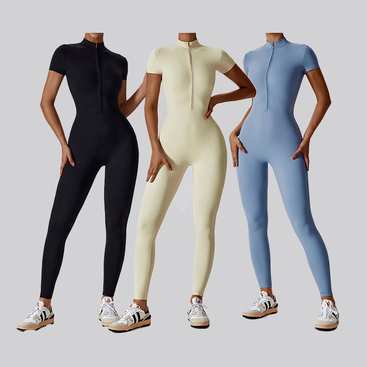 2024 Romper for Women Workout Yoga Gym Seamless One Piece Jumpsuit Tummy Control Padded