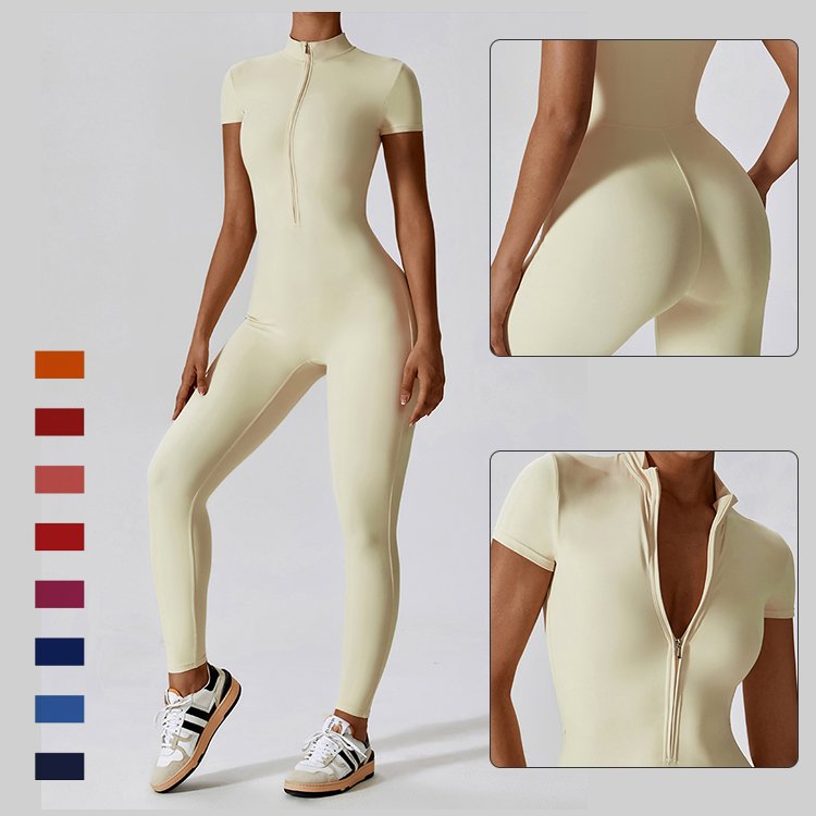 2024 Romper for Women Workout Yoga Gym Seamless One Piece Jumpsuit Tummy Control Padded