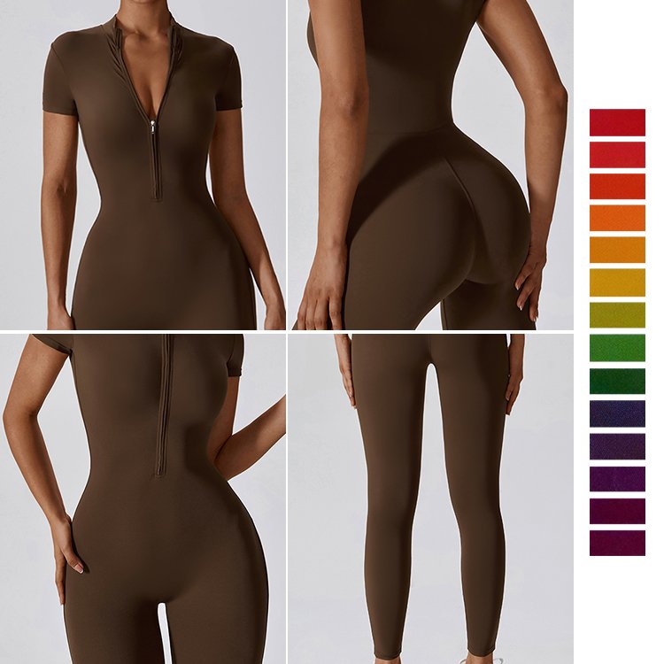 2024 Romper for Women Workout Yoga Gym Seamless One Piece Jumpsuit Tummy Control Padded
