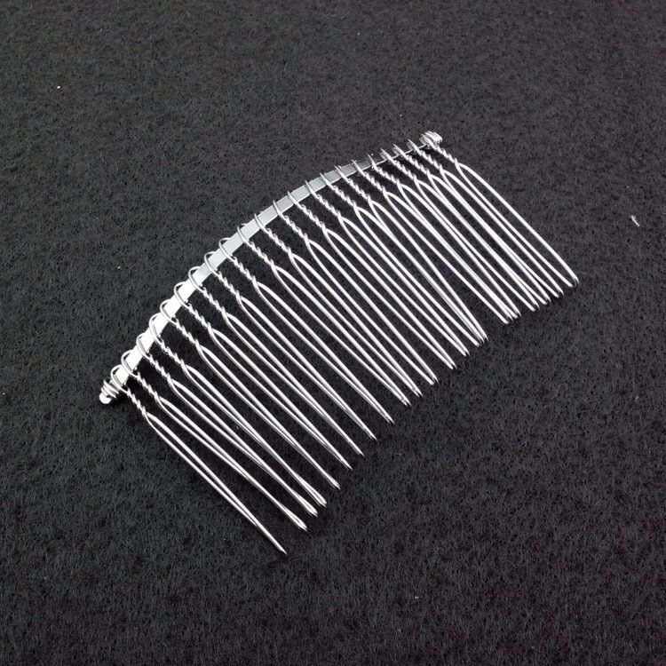 HG23 Multi sizes silver black gold rose gold women accessories styling bridal wedding hair veil comb