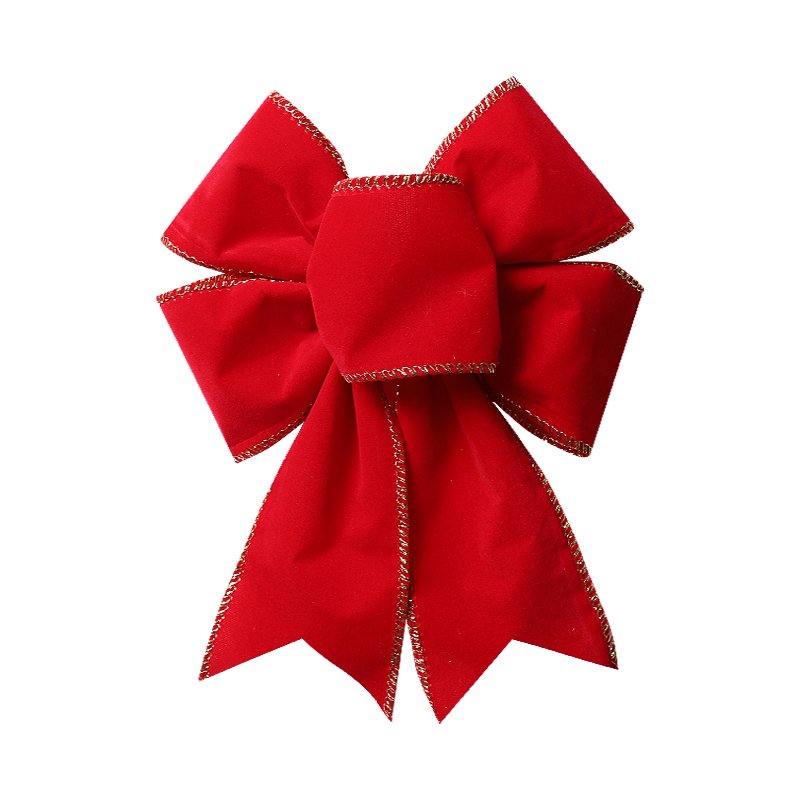 Pre Tied Burlap Ribbon Bow White Burlap Large Holiday Burlap Bow For Gift Wrapping Christmas Crafts Decorative Bow