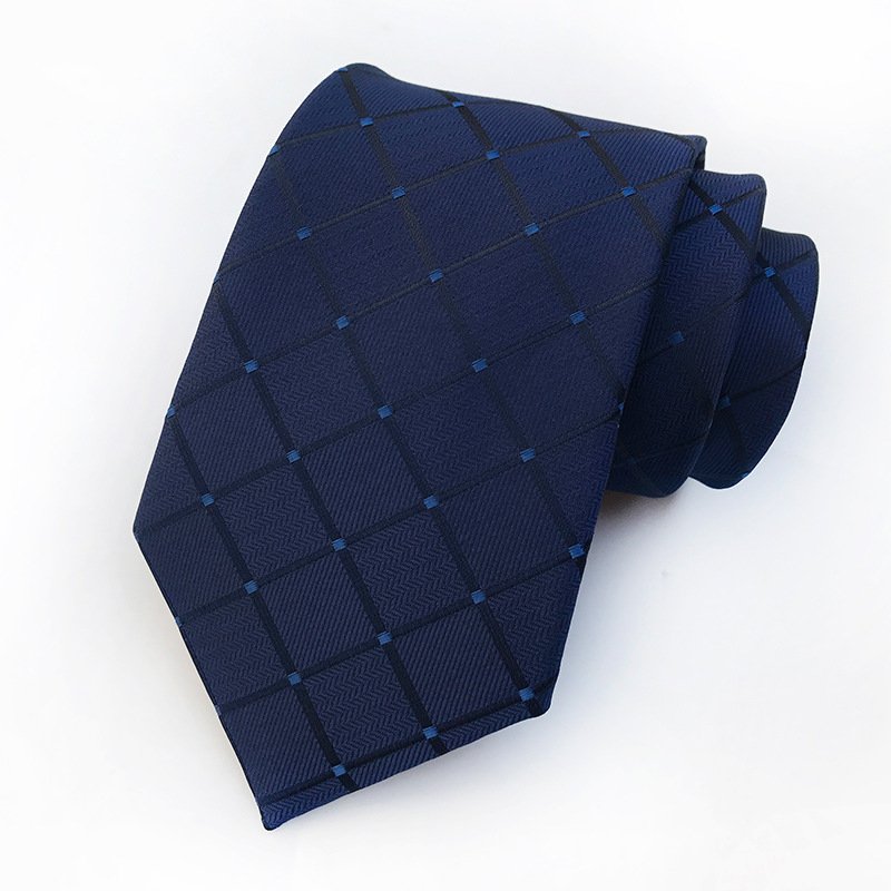 New Classic Men's Ties Neck Ties 8cm Plaid Striped Ties for Men Formal Business Luxury Wedding Party Neckties Gravatas