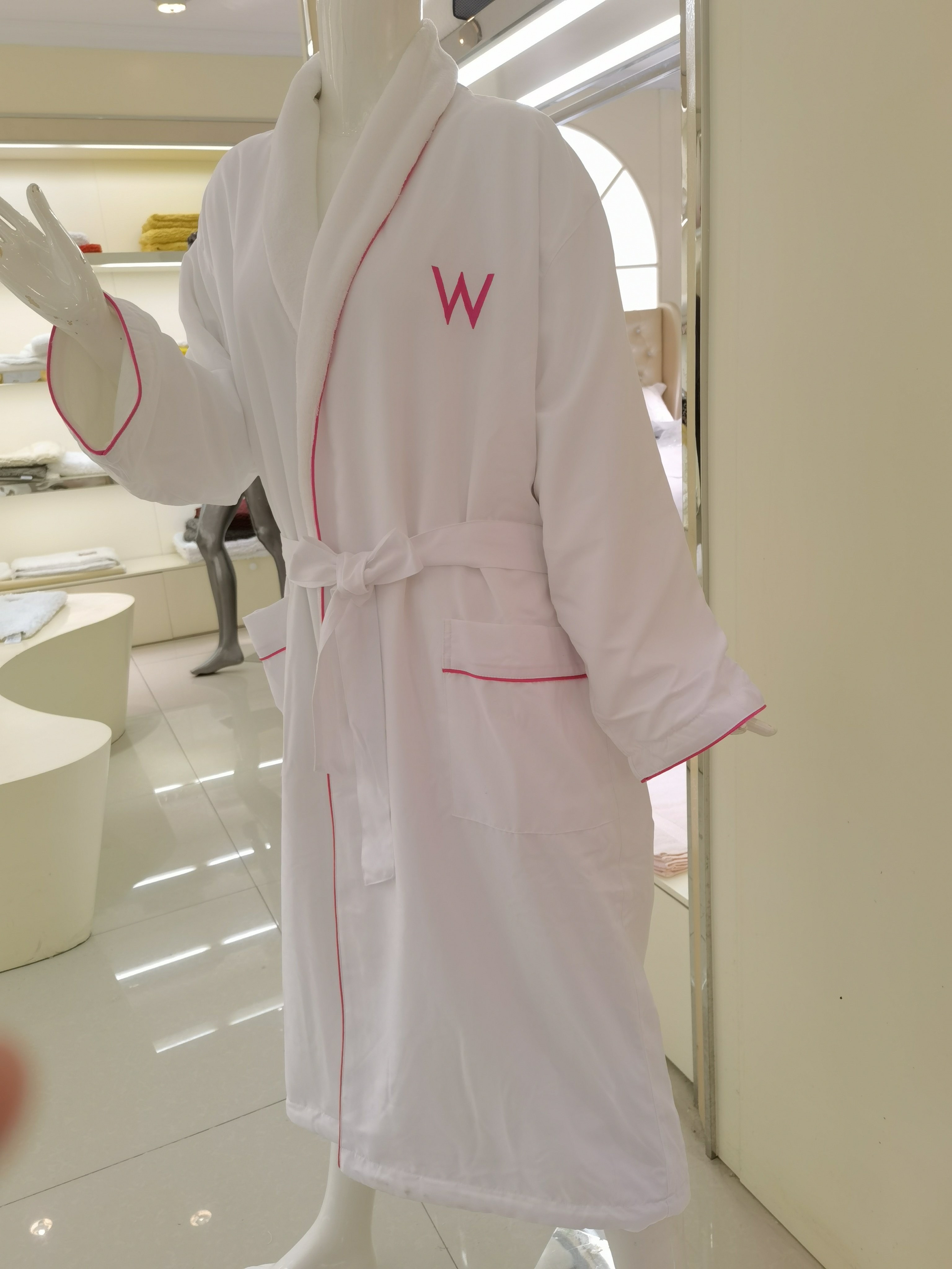 Mens Plush Lined Microfiber Robe, Soft Warm Men Bathrobe for Spa & Hotel Long Luxury Bath Robe