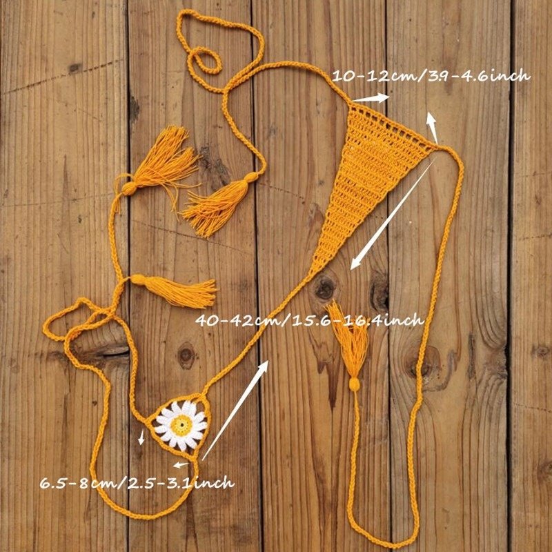 Wholesale New Design Women Handmade Daisy Flower Crochet Beach Tie Bikini Shorts Sexy Knitting Hollow Holes Flower Bikini Bottom
