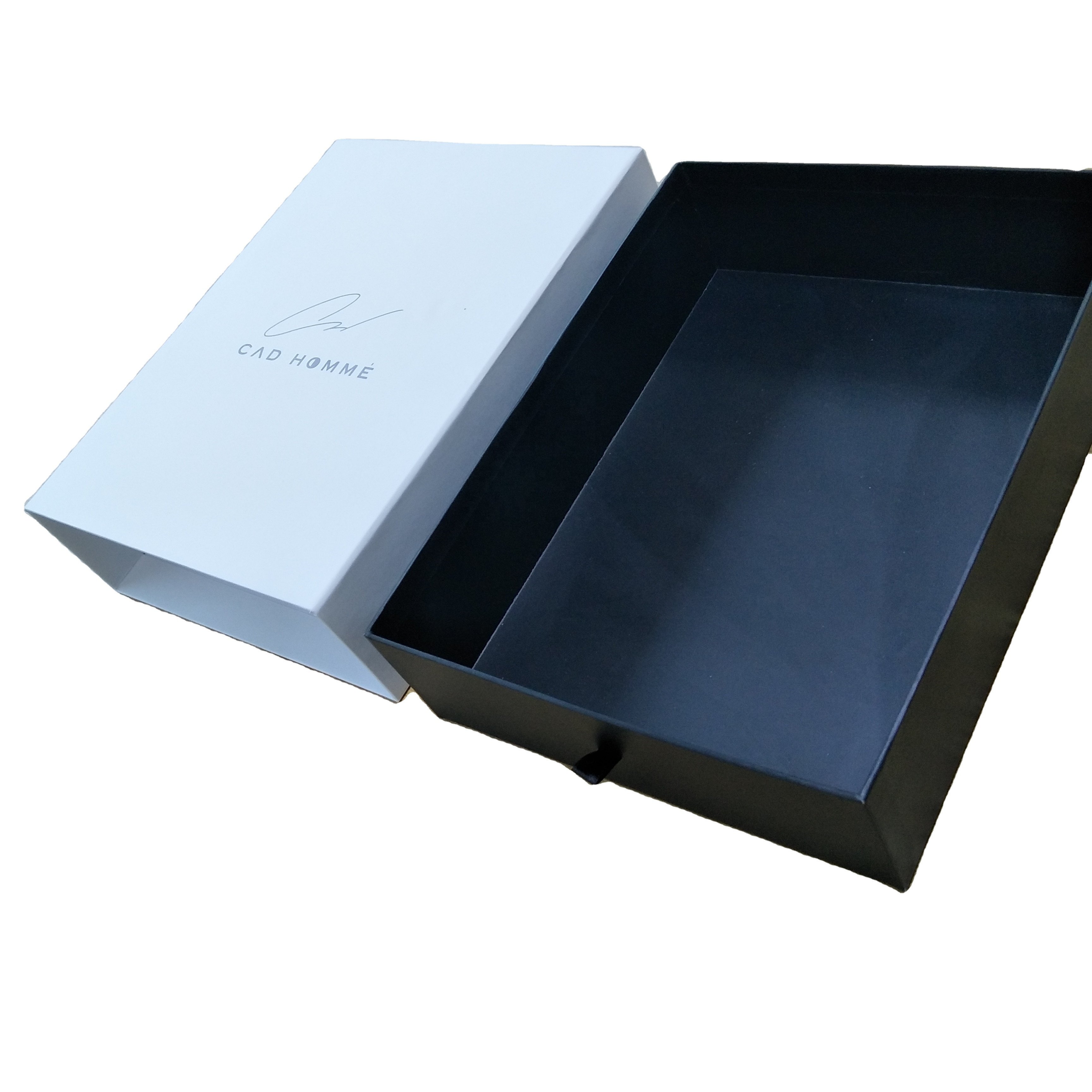 Factory Wholesale Custom Logo Printed Jewelry Packaging Sliding Open Cardboard Drawer Gift Packing Boxes