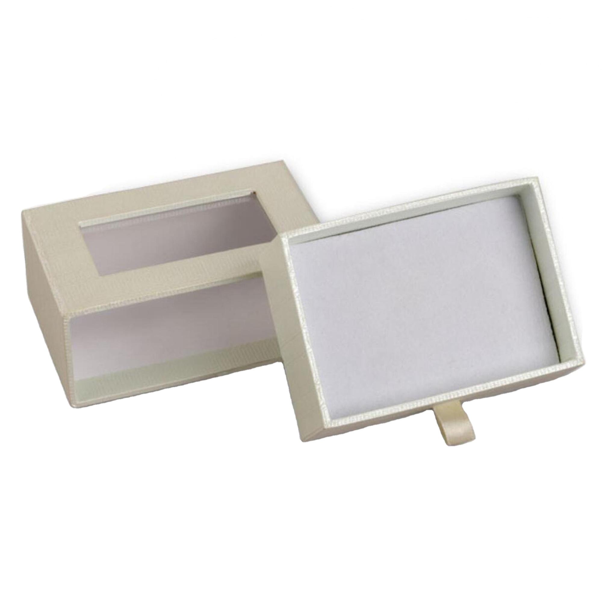 Factory Wholesale Custom Logo Printed Jewelry Packaging Sliding Open Cardboard Drawer Gift Packing Boxes
