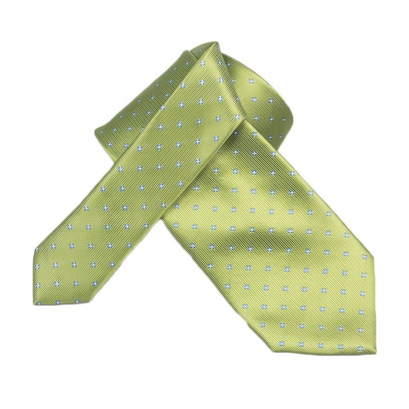High Quality Neckties Men Custom Pattern Print Classic 100% Woven Silk Neck Tie Business