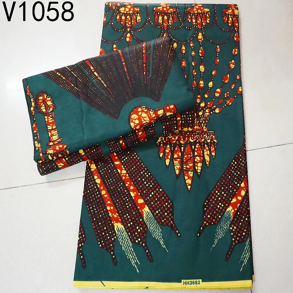 African Super quality Ankara printed wax fabric 100% cotton double side wax printed cloth fabric for dress wedding home textile
