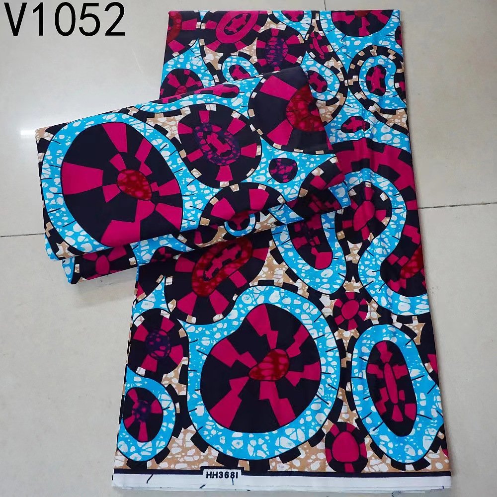 African Super quality Ankara printed wax fabric 100% cotton double side wax printed cloth fabric for dress wedding home textile