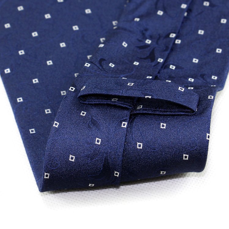 Low MOQ Silk silk tie men's formal business career marriage job suit 8CM spot custom LOGO