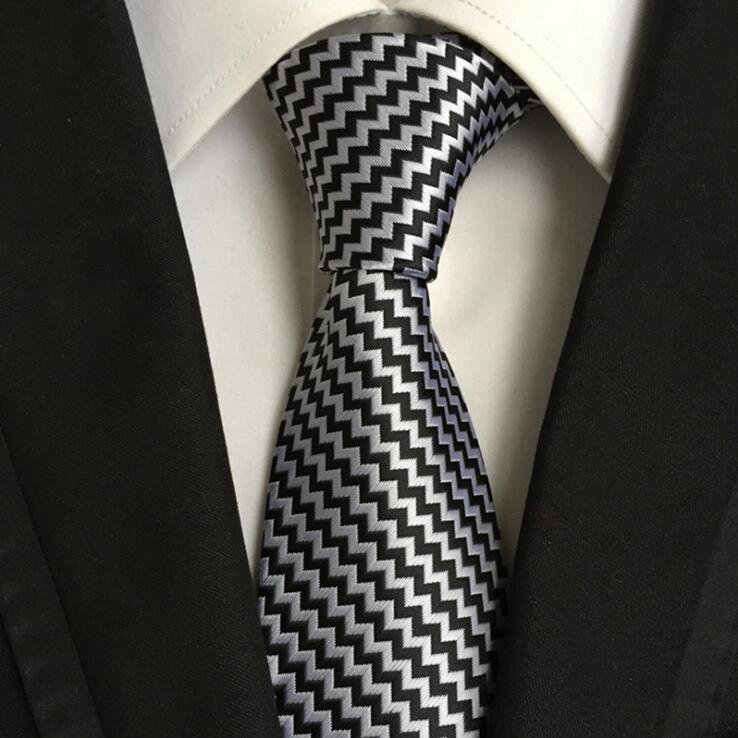 Low MOQ Wholesale ties Custom Necktie Neckties for Men Custom logo Silk Ties 8cm Accept OEM in Stock