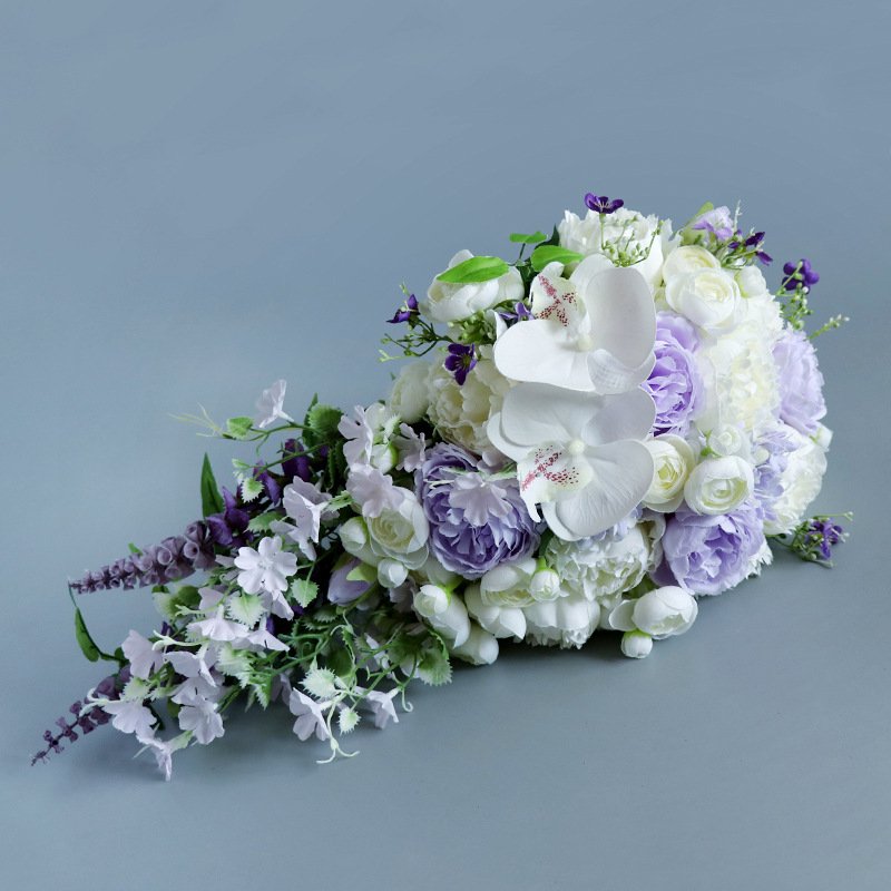 Creative Artificial Silk Rose Bride Flowers Bouquets Wedding Decoration Bouquet