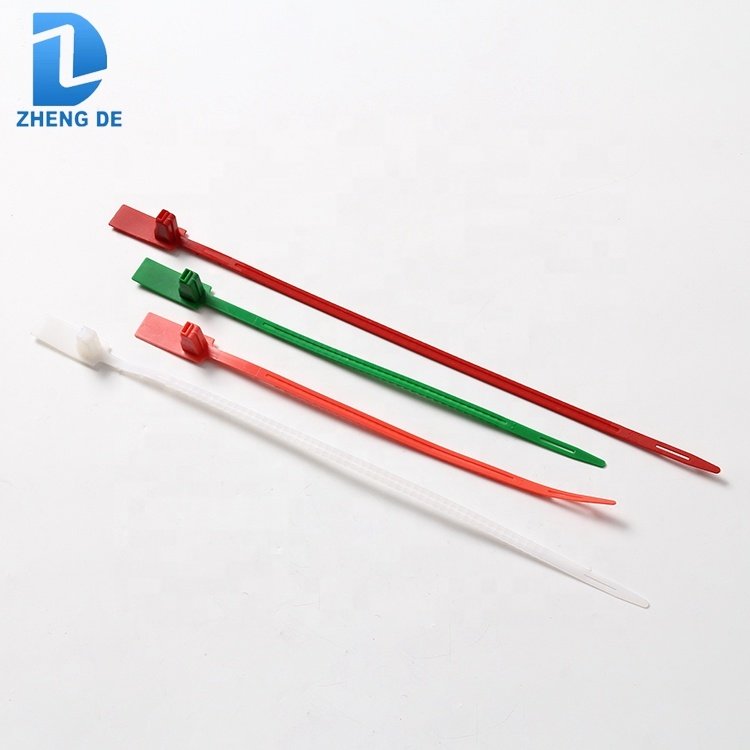 Hot Sale Flexible Plastic Cable Marker Ties Tag Fasteners Straps Wraps Strip Holder Tag