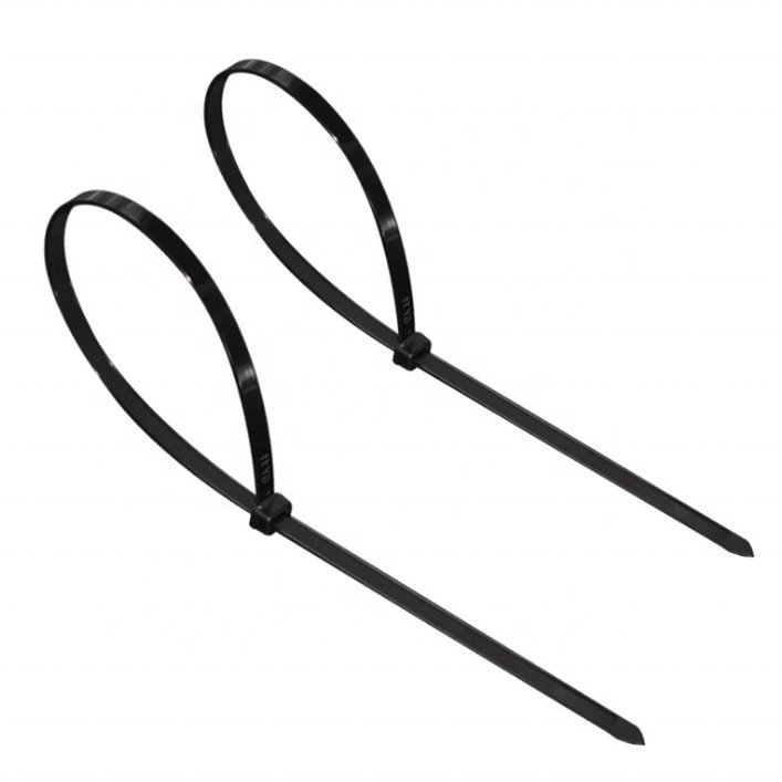 Nylon self-locking plastic tie for wire management nylon cable tie