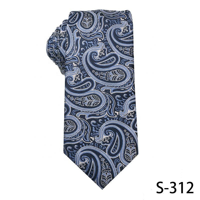 Popular high quality fashion blue ties for men paisley and striped ,mens floral ties from Zhejiang necktie manufacturer
