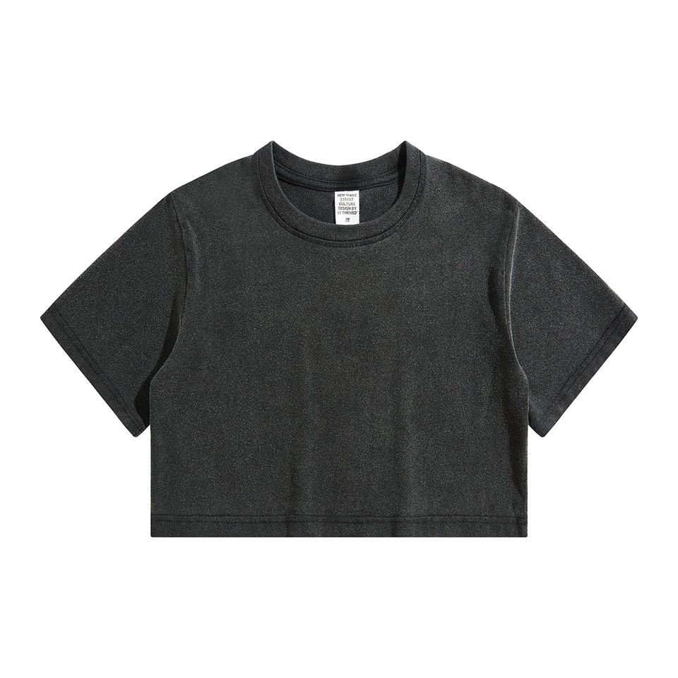 2023 Summer 100%Cotton Polyester Long T Shirt Women Color Solid Soft Female Tees Casual Oversized crop top T shirts