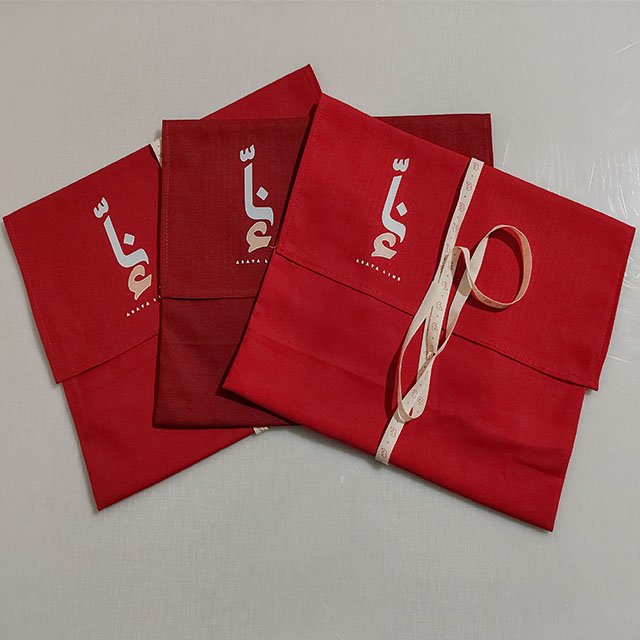 Organic Envelope Cotton Canvas Pillow Child Clothing Packing Bags With Tie Cotton Envelope Dust Pouch Custom Logo Printed